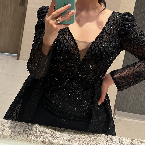 Formal black dress - Picture 2 of 4